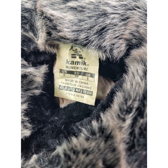 Kamik Women's Momentum L2 Waterproof Winter Boots Black Size 8 - Picture 7 of 14